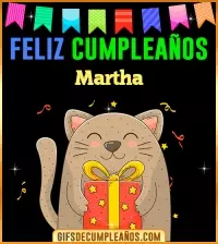 GIF Feliz Cumpleaños Martha